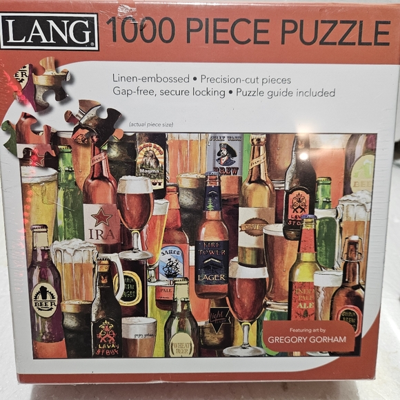 Lang 1000pc Beer Collage Puzzle - Picture 3 of 6